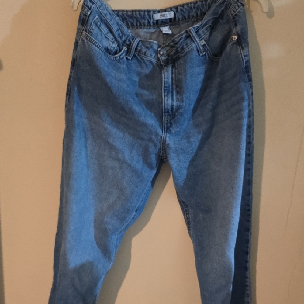 Forever 21 Light Blue Straight Leg Jeans